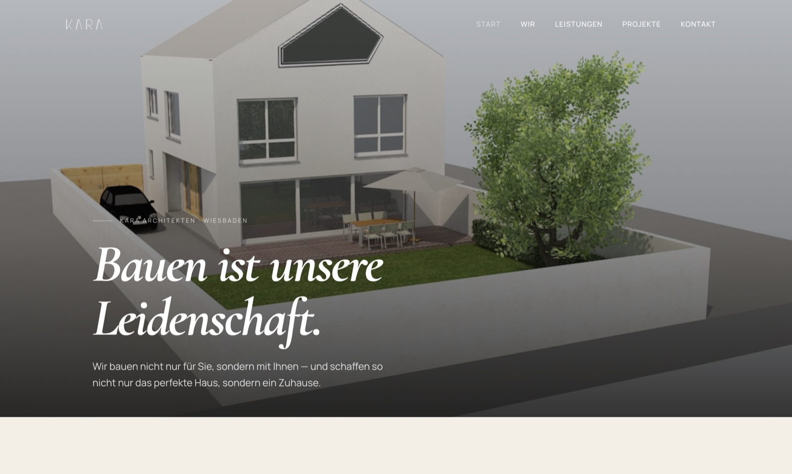 Website Kara Architekten