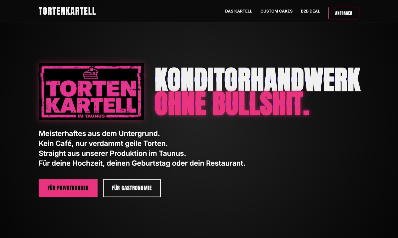 Website Tortenkartell